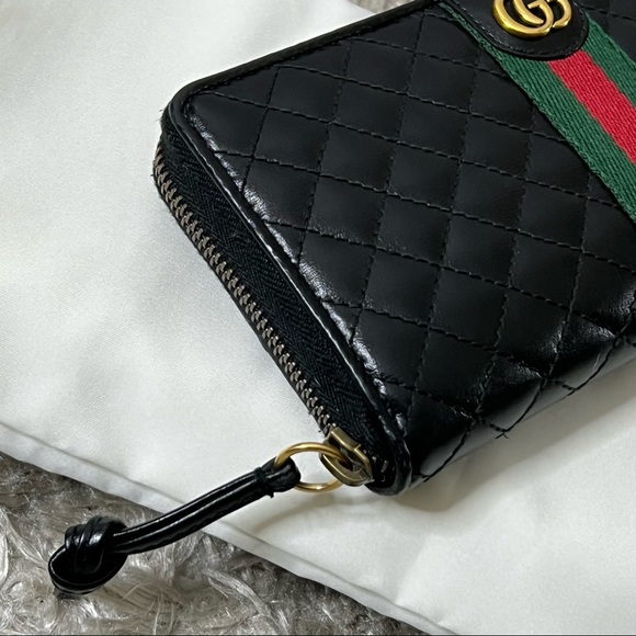 Gucci Ophidia Zip Around Wallet Quilted Leather - Picture 12 of 15